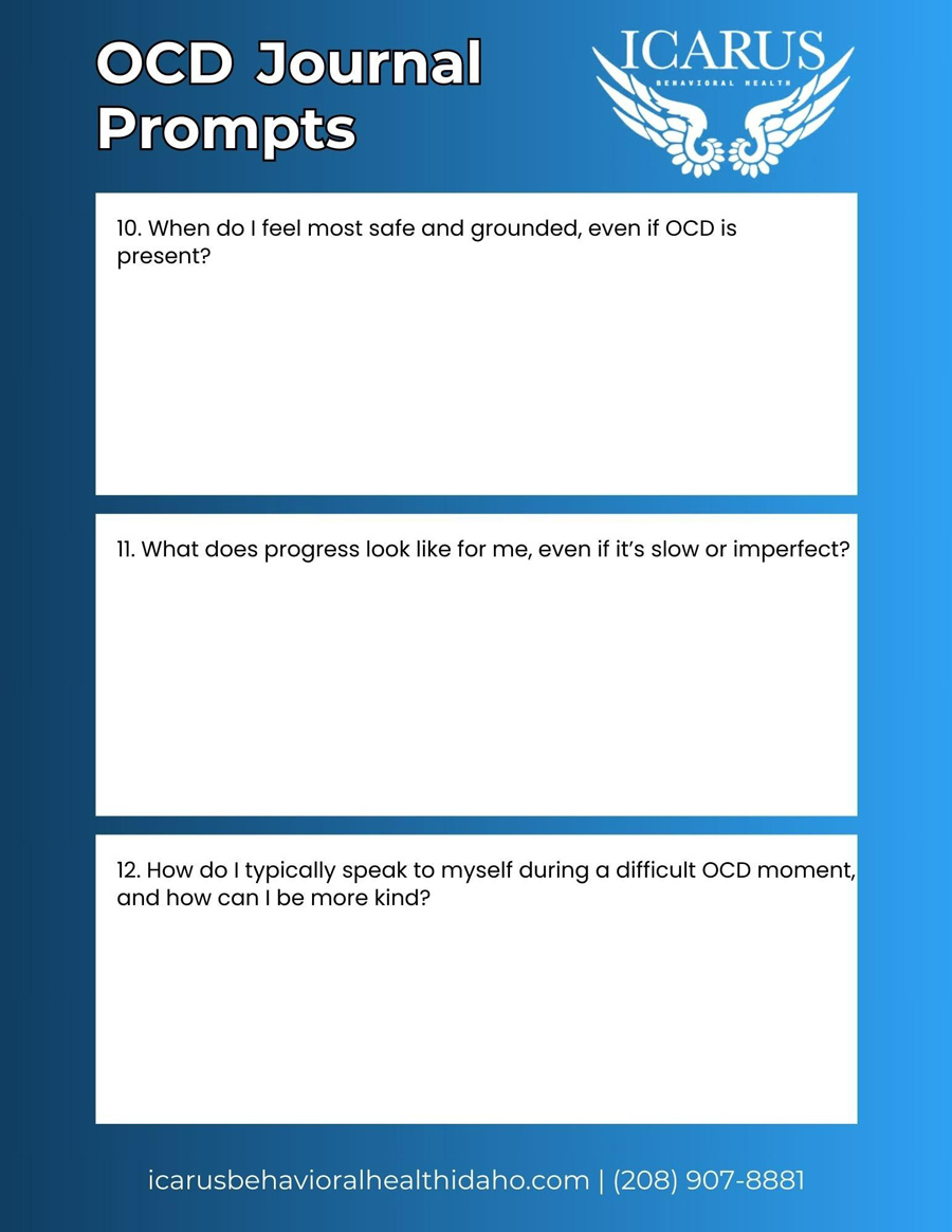 OCD Journal Prompts - 4 - Icarus Behavioral Health
