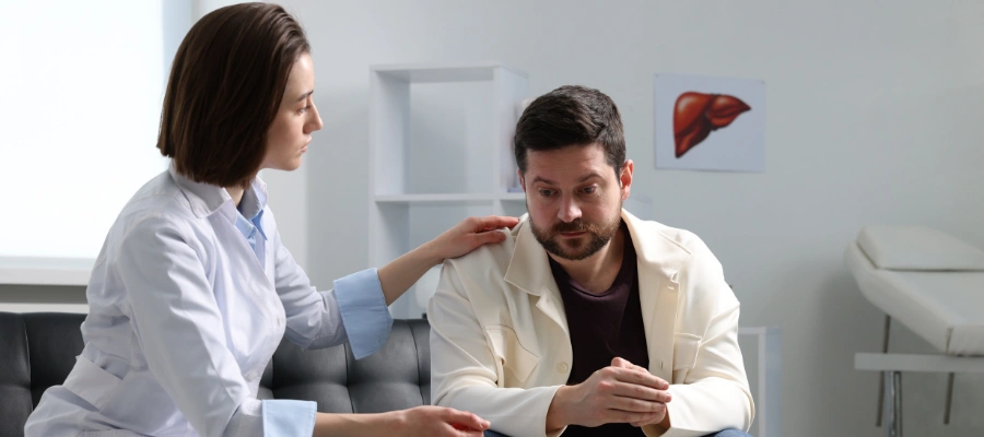 Image of a physician consoling a patient - Medical Detox for K2 Spice