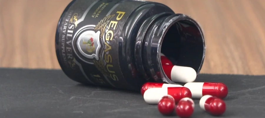 Image of open Tianeptine bottle of pills on a counter - Signs of Tianeptine Abuse