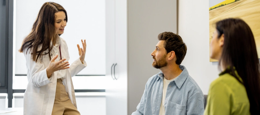 Couple in therapy session working on healing their relationship affected by alcohol abuse