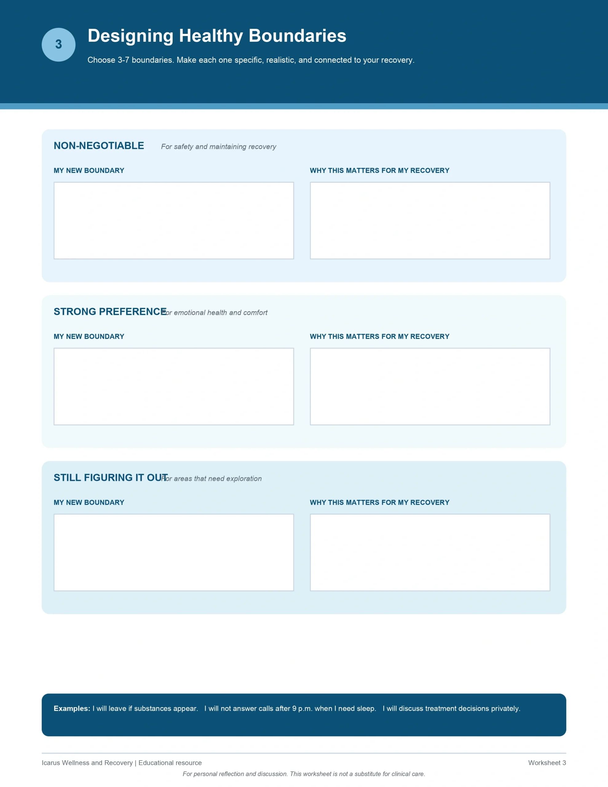 03-designing-healthy-boundaries-worksheet-worksheet-Boundaries in Recovery Worksheet - Icarus Wellness